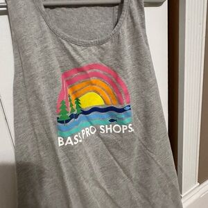 Bass Pro Shops Heather Gray Tank Top
